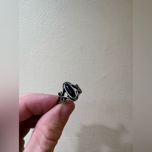 Elegant Black Stone Ring